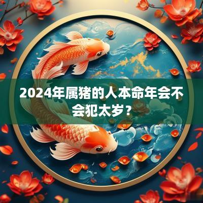 2025年属猪的人本命年会不会犯太岁？