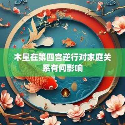 木星在第四宫逆行对家庭关系有何影响
