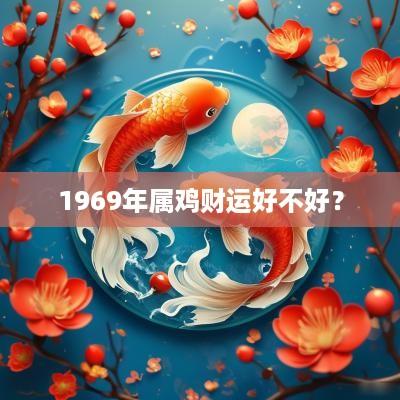 1969年属鸡财运好不好？