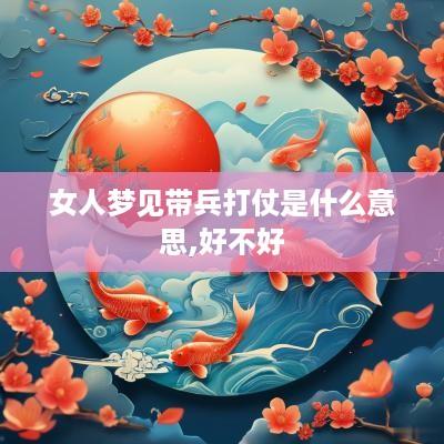 女人梦见带兵打仗是什么意思,好不好