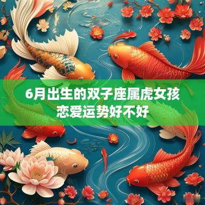 6月出生的双子座属虎女孩恋爱运势好不好