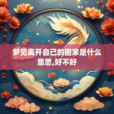 梦见离开自己的国家是什么意思,好不好
