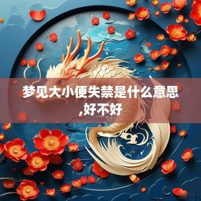 梦见大小便失禁是什么意思,好不好