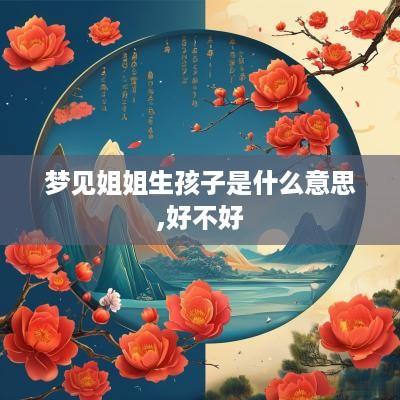 梦见姐姐生孩子是什么意思,好不好