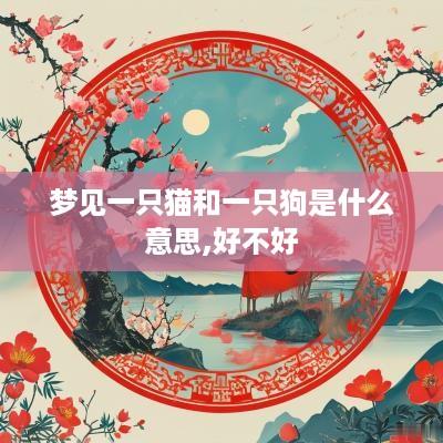 梦见一只猫和一只狗是什么意思,好不好