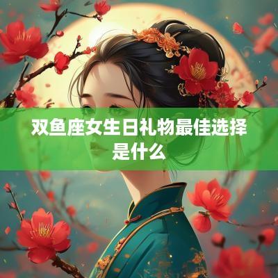 双鱼座女生日礼物最佳选择是什么
