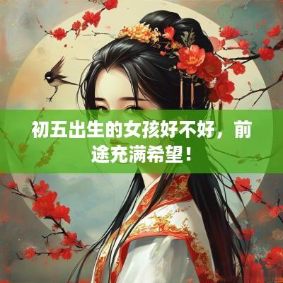 初五出生的女孩好不好，前途充满希望！