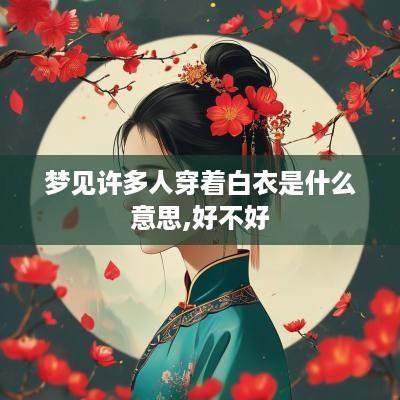 梦见许多人穿着白衣是什么意思,好不好
