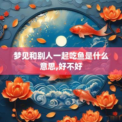 梦见和别人一起吃鱼是什么意思,好不好