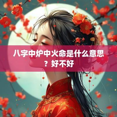 八字中炉中火命是什么意思？好不好