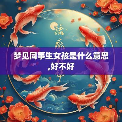 梦见同事生女孩是什么意思,好不好