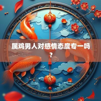 属鸡男人对感情态度专一吗？