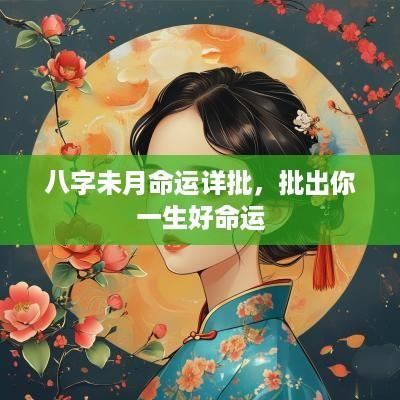八字未月命运详批，批出你一生好命运