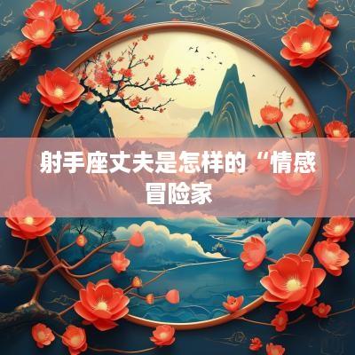 射手座丈夫是怎样的“情感冒险家