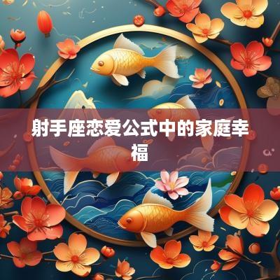 射手座恋爱公式中的家庭幸福