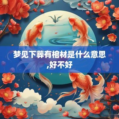梦见下葬有棺材是什么意思,好不好