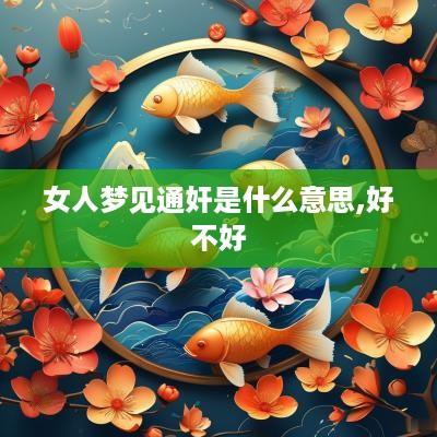 女人梦见通奸是什么意思,好不好