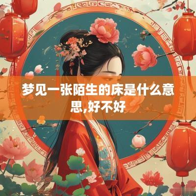 梦见一张陌生的床是什么意思,好不好