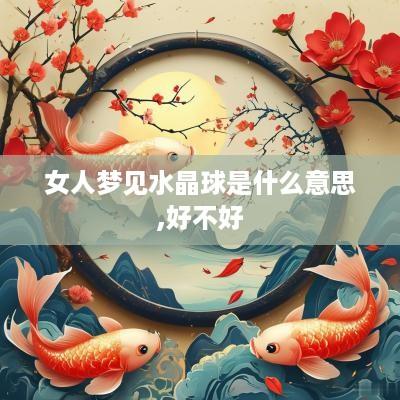 女人梦见水晶球是什么意思,好不好