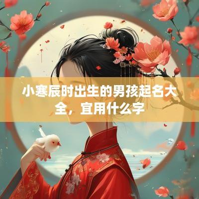 小寒辰时出生的男孩起名大全，宜用什么字
