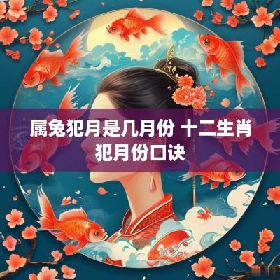 属兔犯月是几月份 十二生肖犯月份口诀