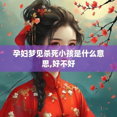 孕妇梦见杀死小孩是什么意思,好不好