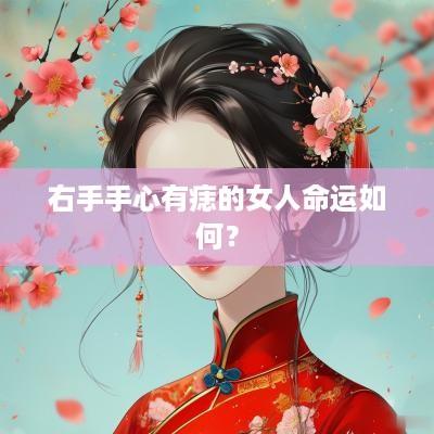 右手手心有痣的女人命运如何？