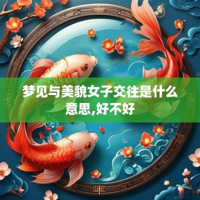 梦见与美貌女子交往是什么意思,好不好