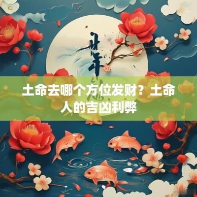 土命去哪个方位发财？土命人的吉凶利弊