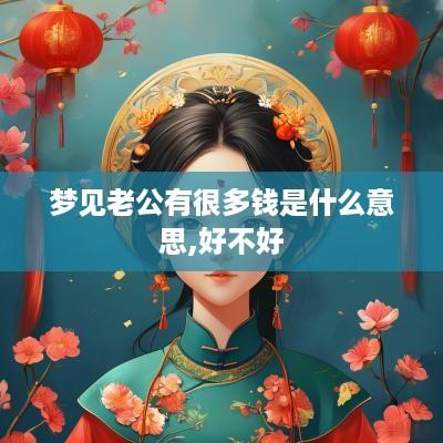 梦见老公有很多钱是什么意思,好不好