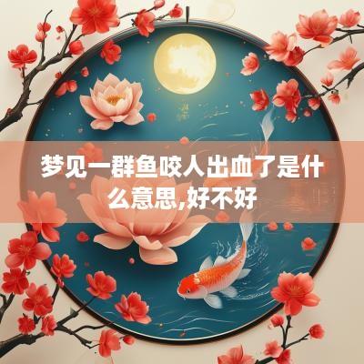 梦见一群鱼咬人出血了是什么意思,好不好