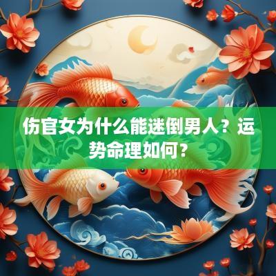 伤官女为什么能迷倒男人？运势命理如何？