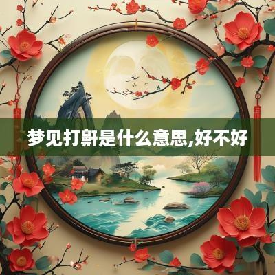 梦见打鼾是什么意思,好不好