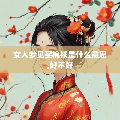 女人梦见买棉袄是什么意思,好不好