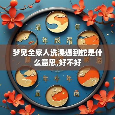 梦见全家人洗澡遇到蛇是什么意思,好不好