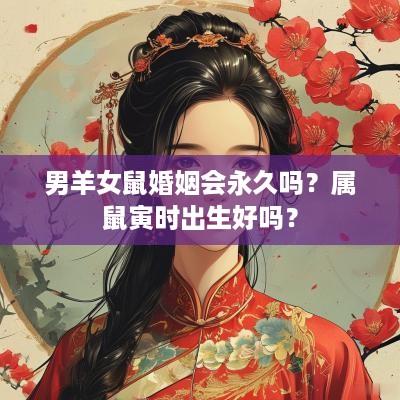 男羊女鼠婚姻会永久吗？属鼠寅时出生好吗？