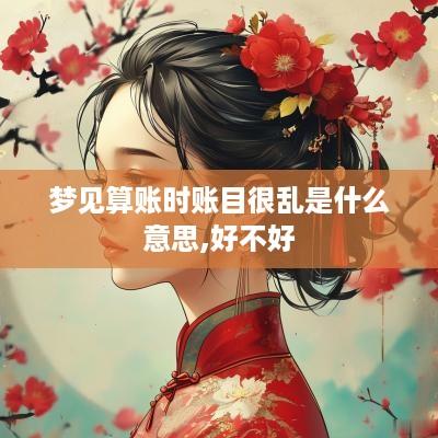 梦见算账时账目很乱是什么意思,好不好
