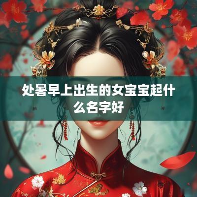 处暑早上出生的女宝宝起什么名字好