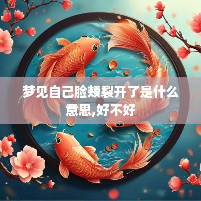 梦见自己脸颊裂开了是什么意思,好不好