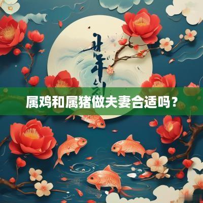 属鸡和属猪做夫妻合适吗？