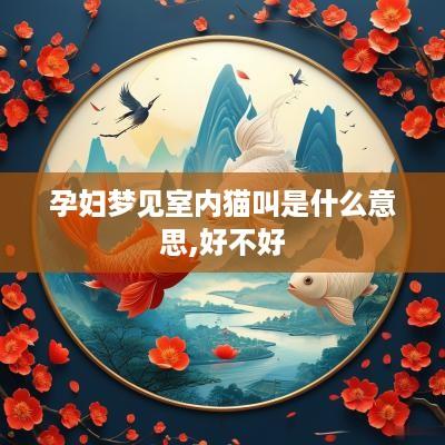 孕妇梦见室内猫叫是什么意思,好不好