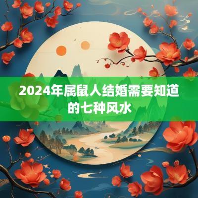 2025年属鼠人结婚需要知道的七种风水