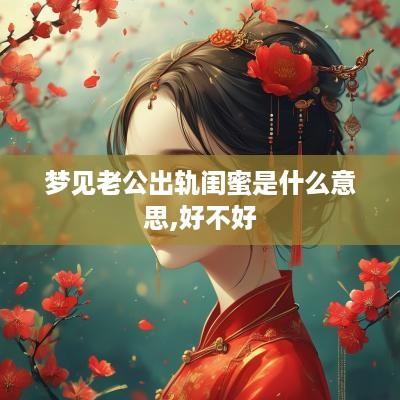 梦见老公出轨闺蜜是什么意思,好不好