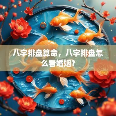 八字排盘算命，八字排盘怎么看婚姻？