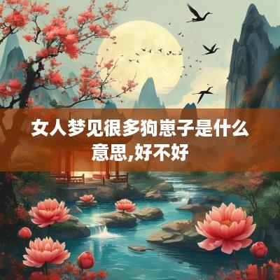 女人梦见很多狗崽子是什么意思,好不好