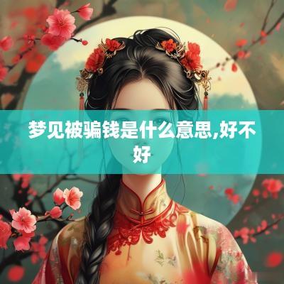 梦见被骗钱是什么意思,好不好