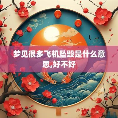 梦见很多飞机坠毁是什么意思,好不好