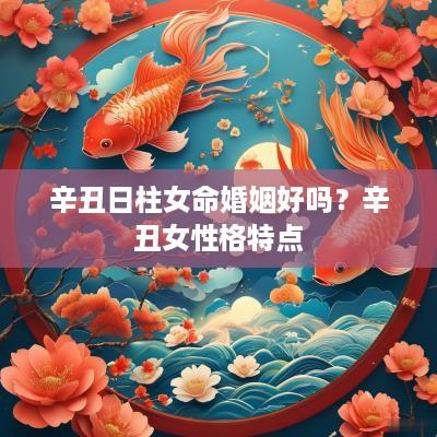 辛丑日柱女命婚姻好吗？辛丑女性格特点