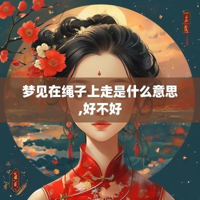 梦见在绳子上走是什么意思,好不好