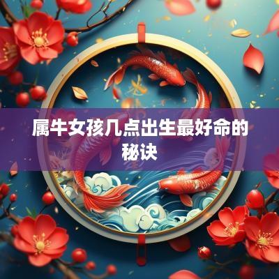 属牛女孩几点出生最好命的秘诀